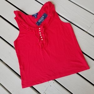 NWT PXL Red Ruffle Top